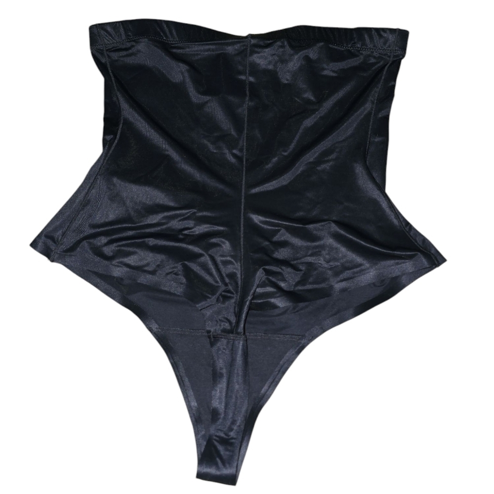 Womens Assets By SPANX Black Shaping High Waisted Thong Panties, 1x, NWT!!! - Picture 2 of 3